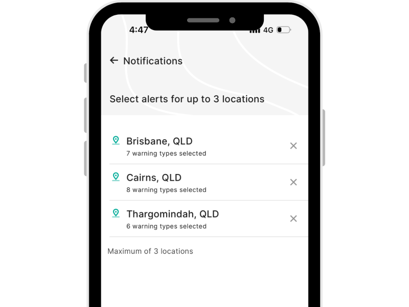 BOM Weather App Notifications | Get Ready Queensland